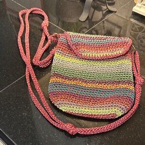 The Sak Multicolor Crochet Crossbody Bag